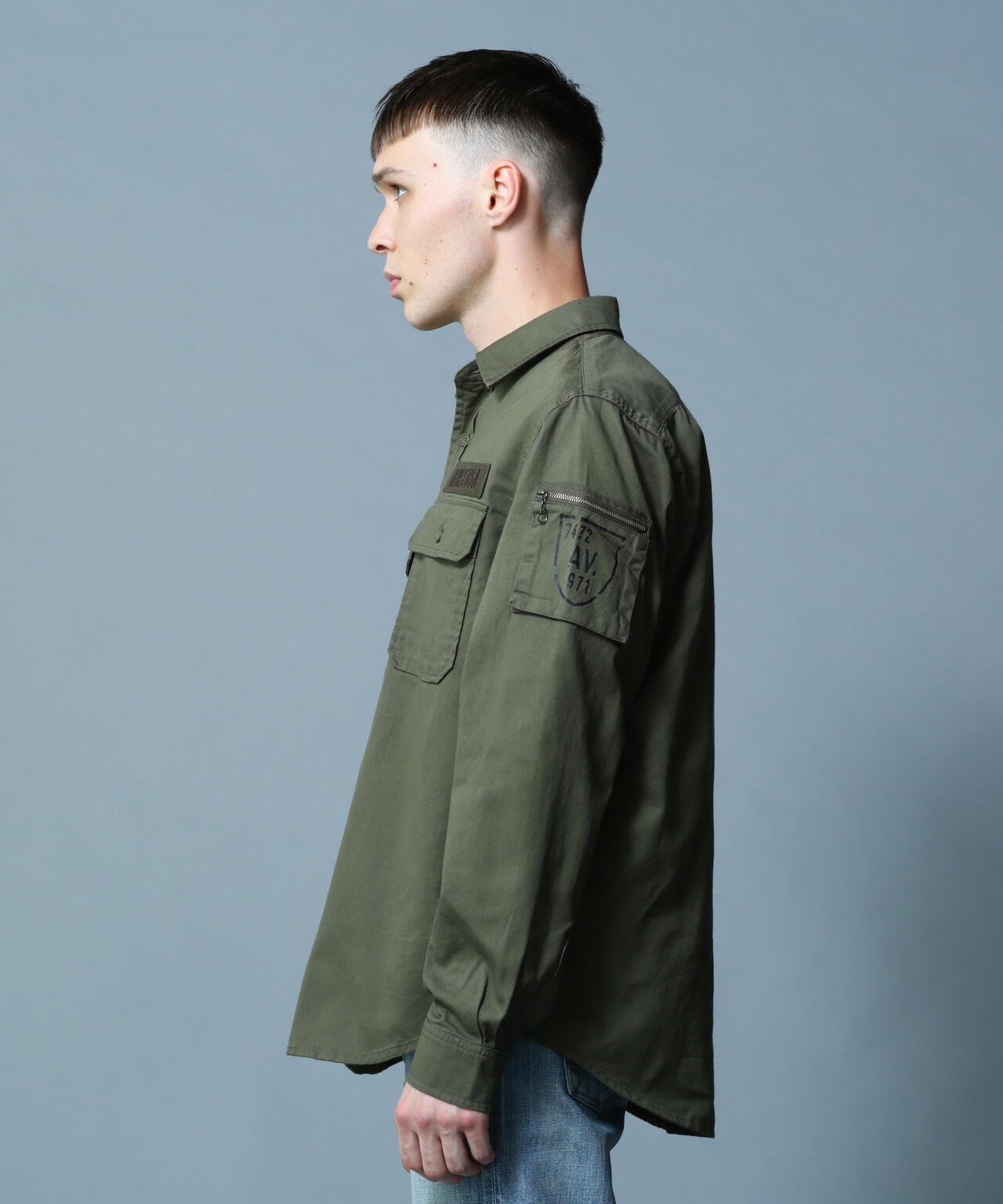 《価格改定商品》 BASIC FATIGUE LONG SLEEVE SHIRT