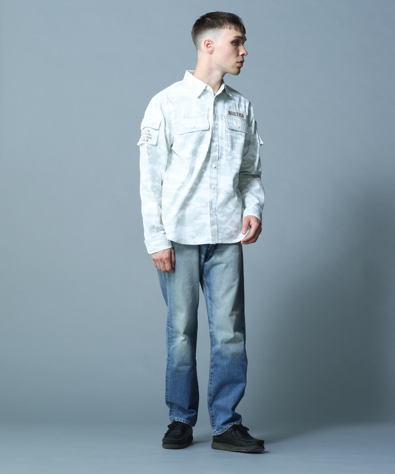 《価格改定商品》 BASIC FATIGUE LONG SLEEVE SHIRT