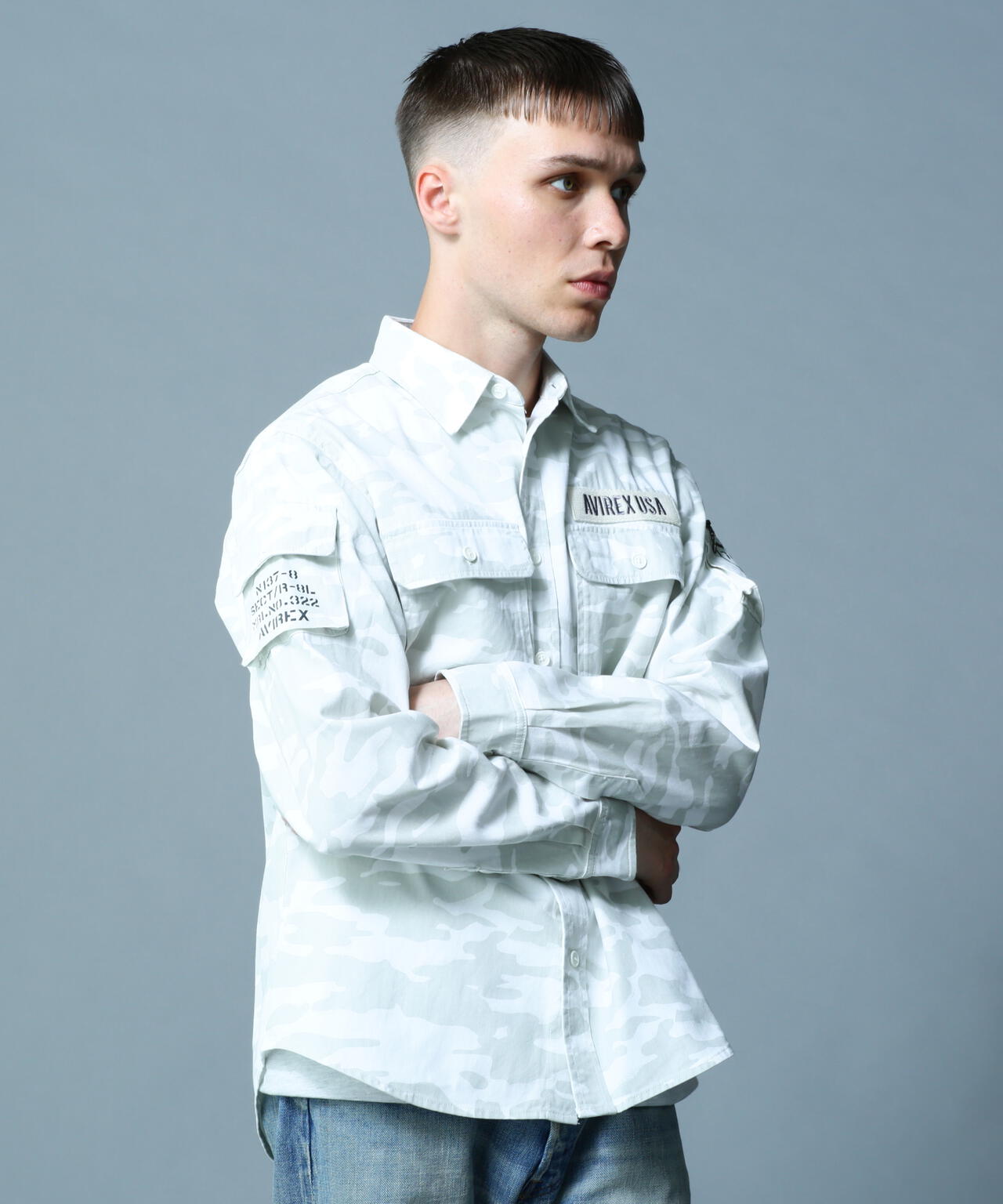《価格改定商品》 BASIC FATIGUE LONG SLEEVE SHIRT