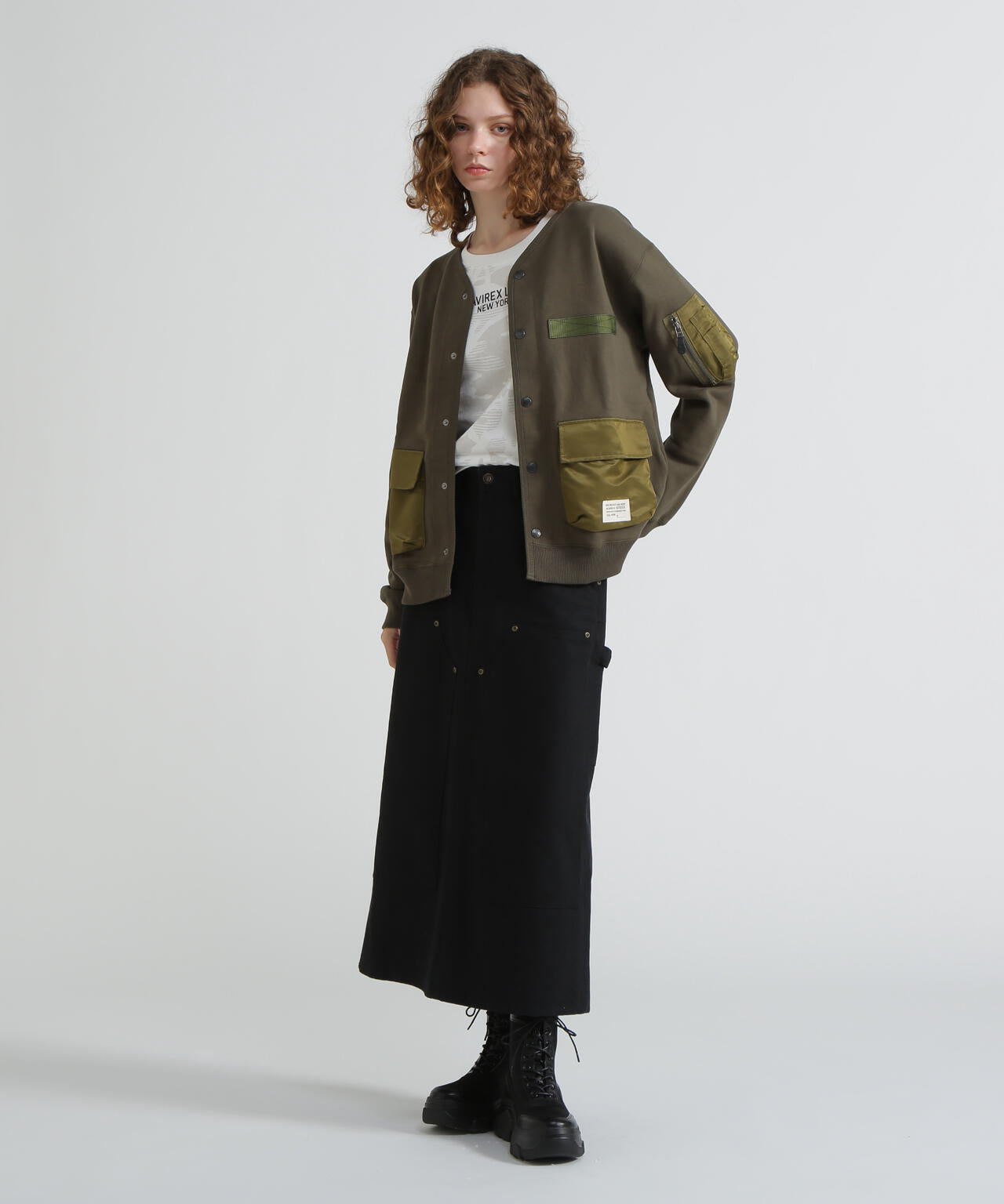 《WEB&DEPOT限定》TACTICAL CARDIGAN / タクティカル カーディガン / AVIREX / アヴィレックス