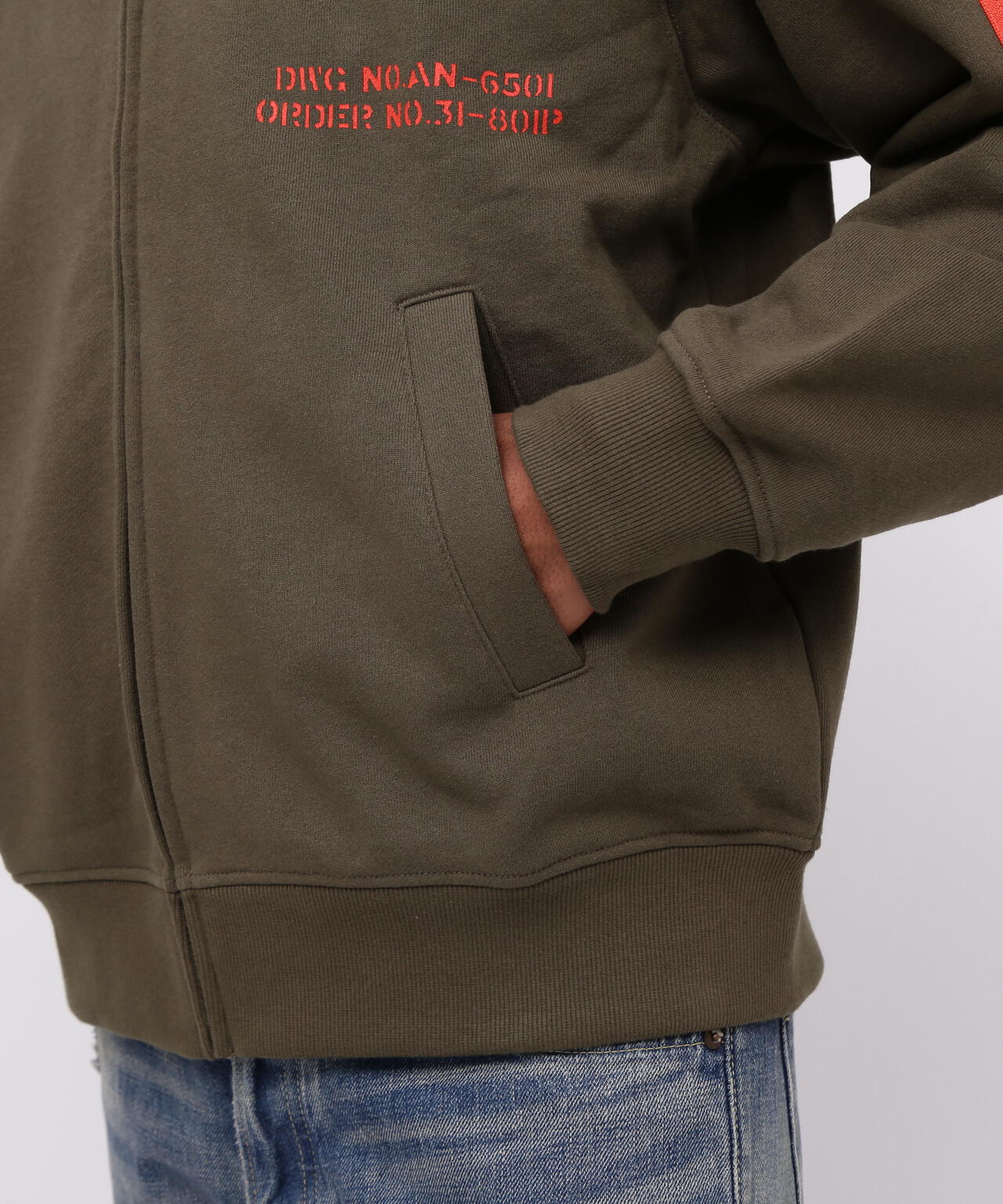 《WEB&DEPOT限定》REMODEL DESIGN STAND ZIP SWEAT/リモデル ジップ スウェット