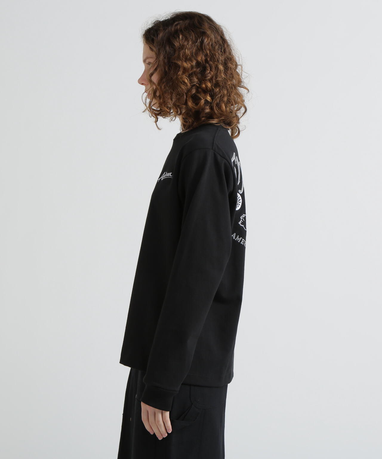 《WEB&DEPOT限定》MILITARY MOTIF LONG SLEEVE T-SHIRT / ミリタリーモチーフ 長袖 Tシャツ