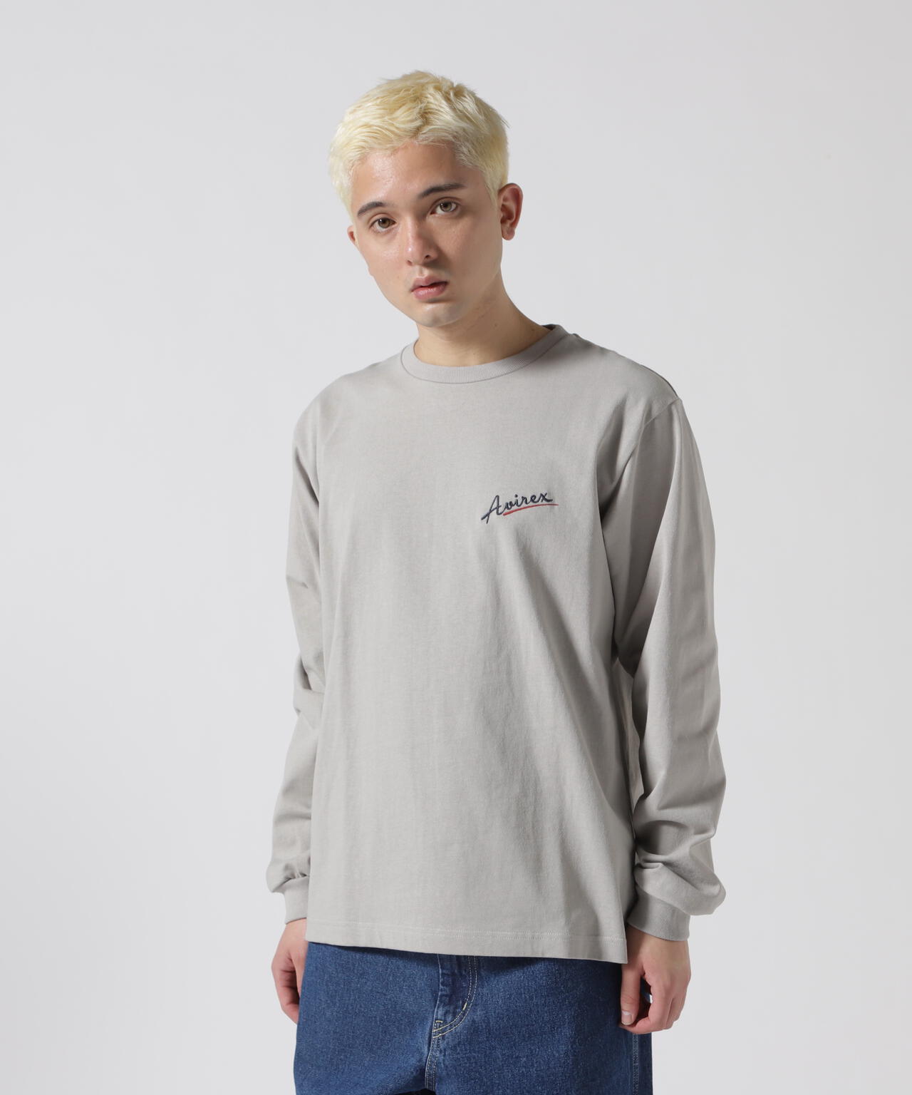 《WEB&DEPOT限定》MILITARY MOTIF LONG SLEEVE T-SHIRT / ミリタリーモチーフ 長袖 Tシャツ