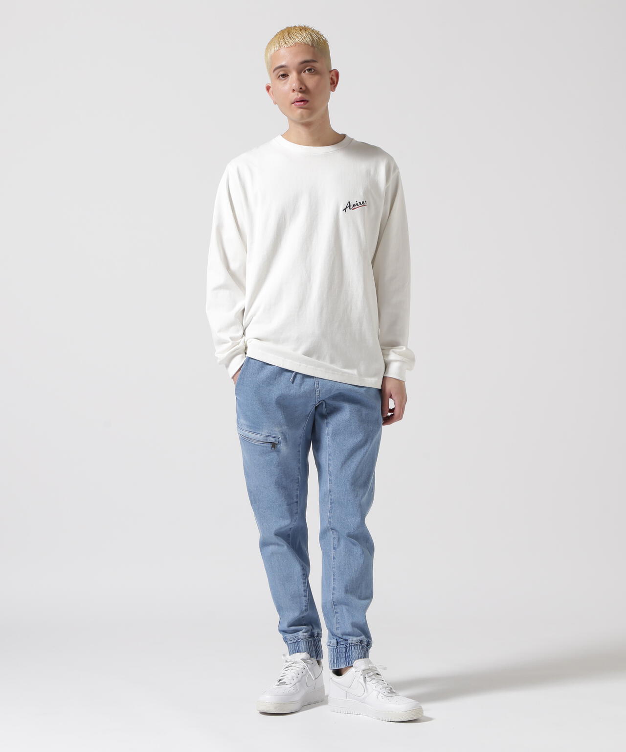 《WEB&DEPOT限定》MILITARY MOTIF LONG SLEEVE T-SHIRT / ミリタリーモチーフ 長袖 Tシャツ