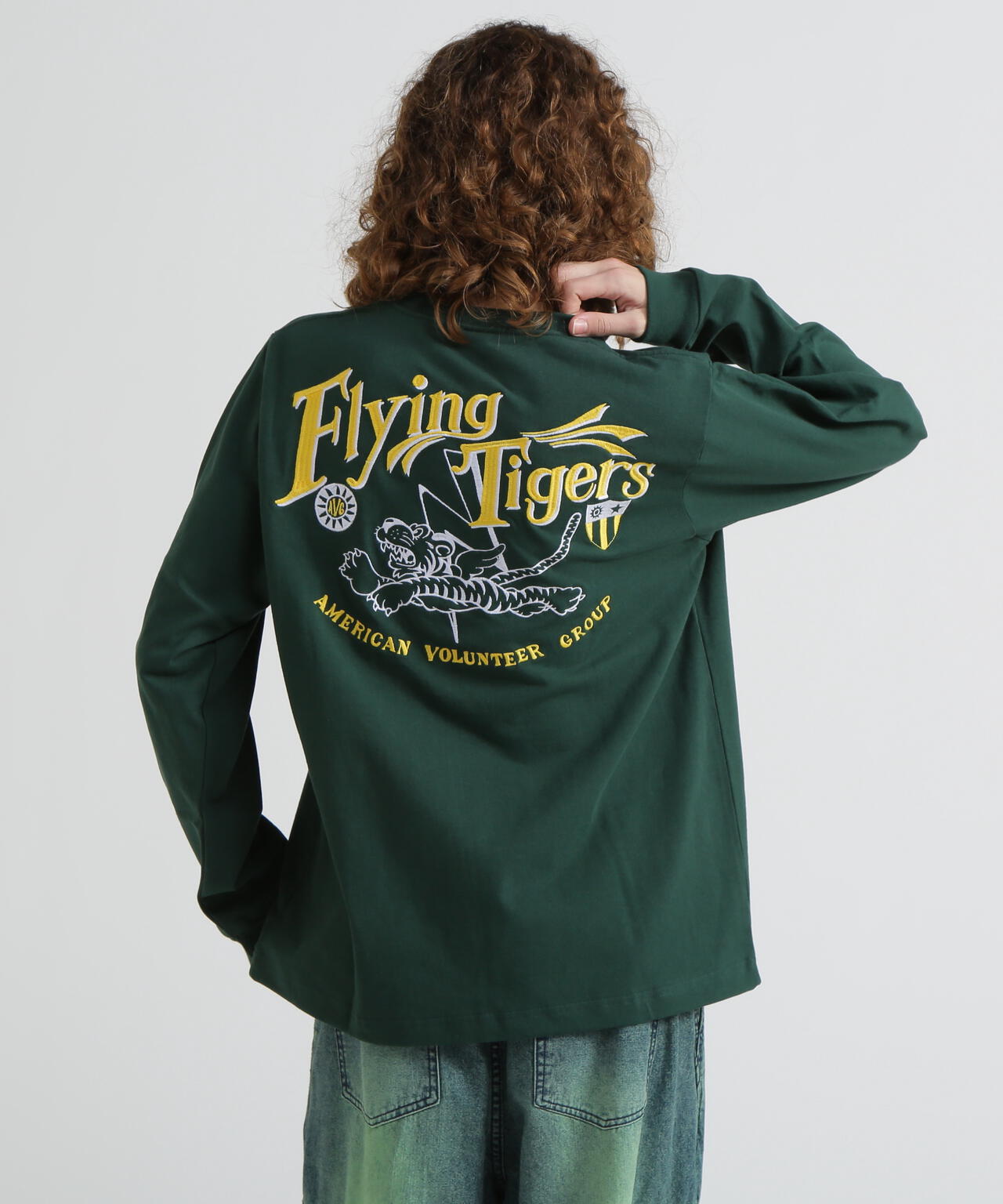 《WEB&DEPOT限定》MILITARY MOTIF LONG SLEEVE T-SHIRT / ミリタリーモチーフ 長袖 Tシャツ