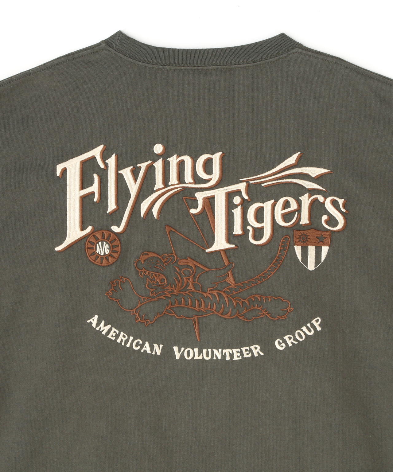 《WEB&DEPOT限定》MILITARY MOTIF LONG SLEEVE T-SHIRT / ミリタリーモチーフ 長袖 Tシャツ