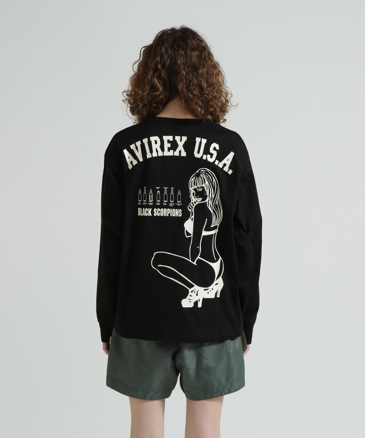 《WEB&DEPOT限定》BLACK SCORPIONS LONGSLEEVE T-SHIRT / ブラック スコーピオン 長袖Tシャツ