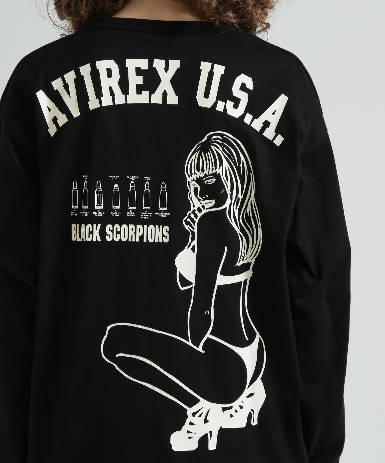 《WEB&DEPOT限定》BLACK SCORPIONS LONGSLEEVE T-SHIRT / ブラック スコーピオン 長袖Tシャツ