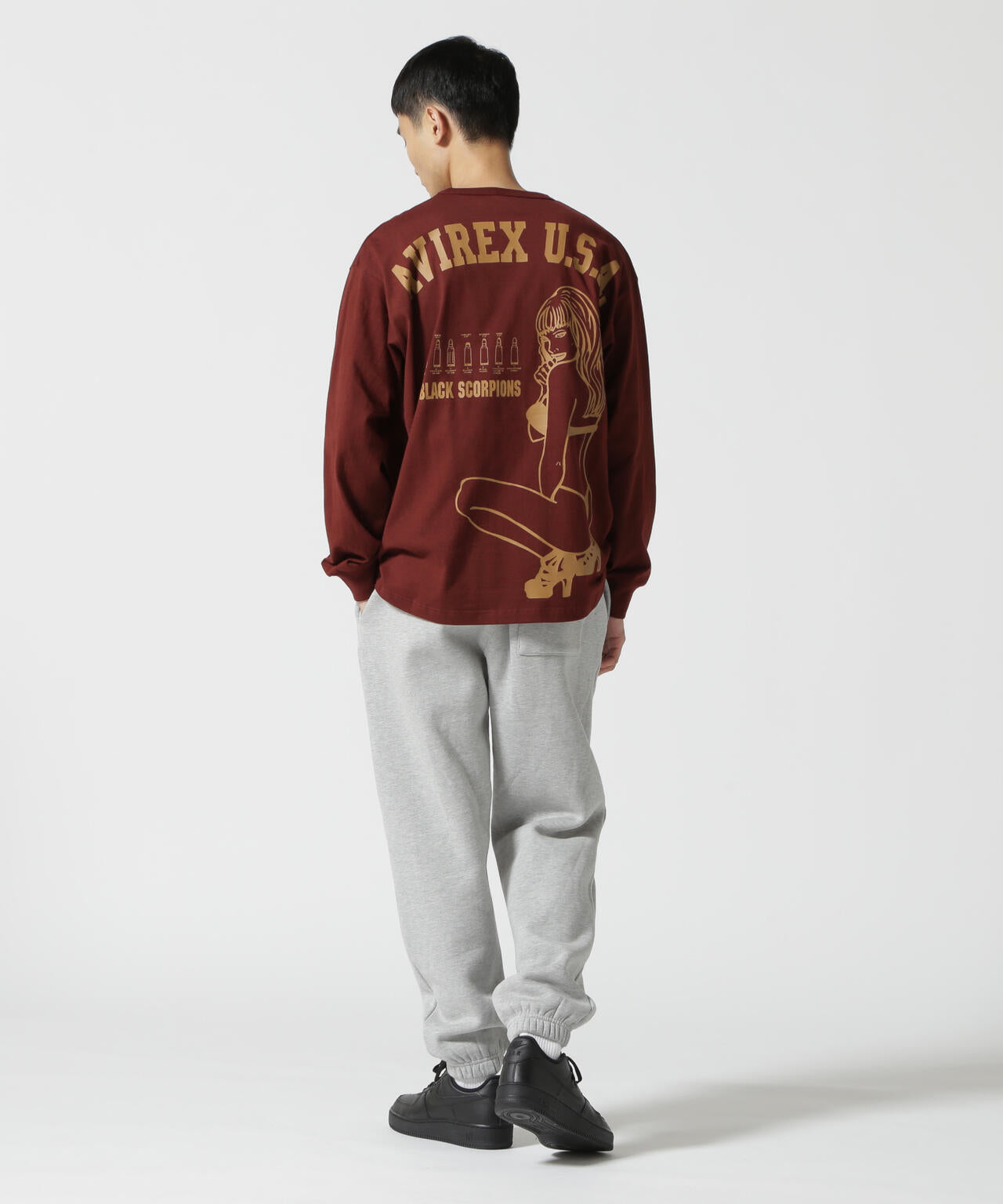 《WEB&DEPOT限定》BLACK SCORPIONS LONGSLEEVE T-SHIRT / ブラック スコーピオン 長袖Tシャツ