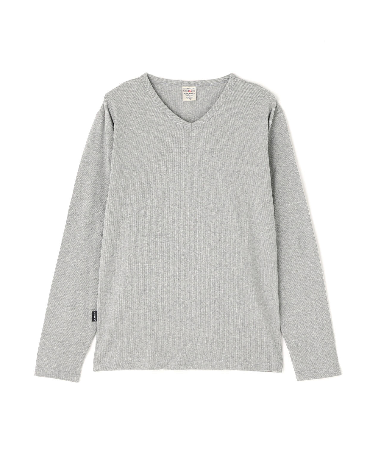 《DAILY》RIB L/S V-NECK T-SHIRT