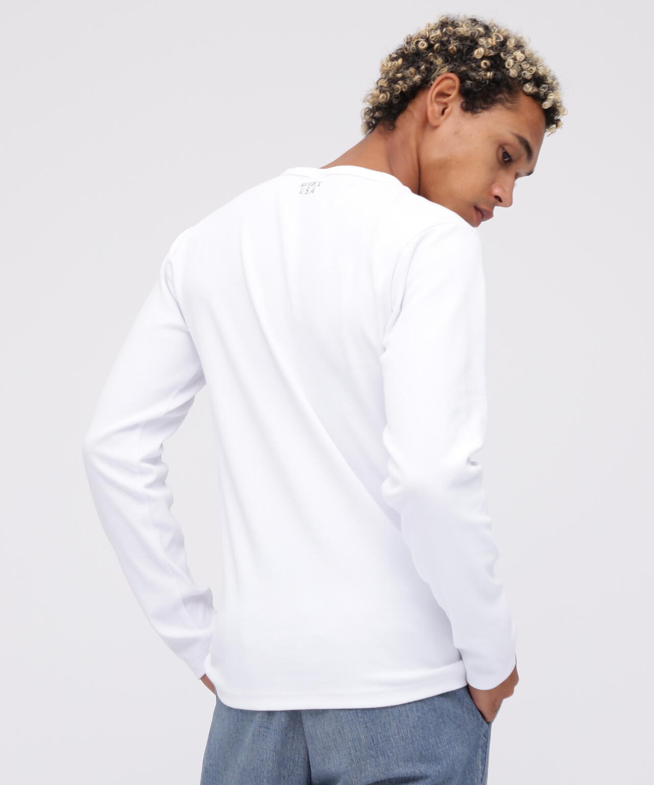 《DAILY》RIB L/S V-NECK T-SHIRT