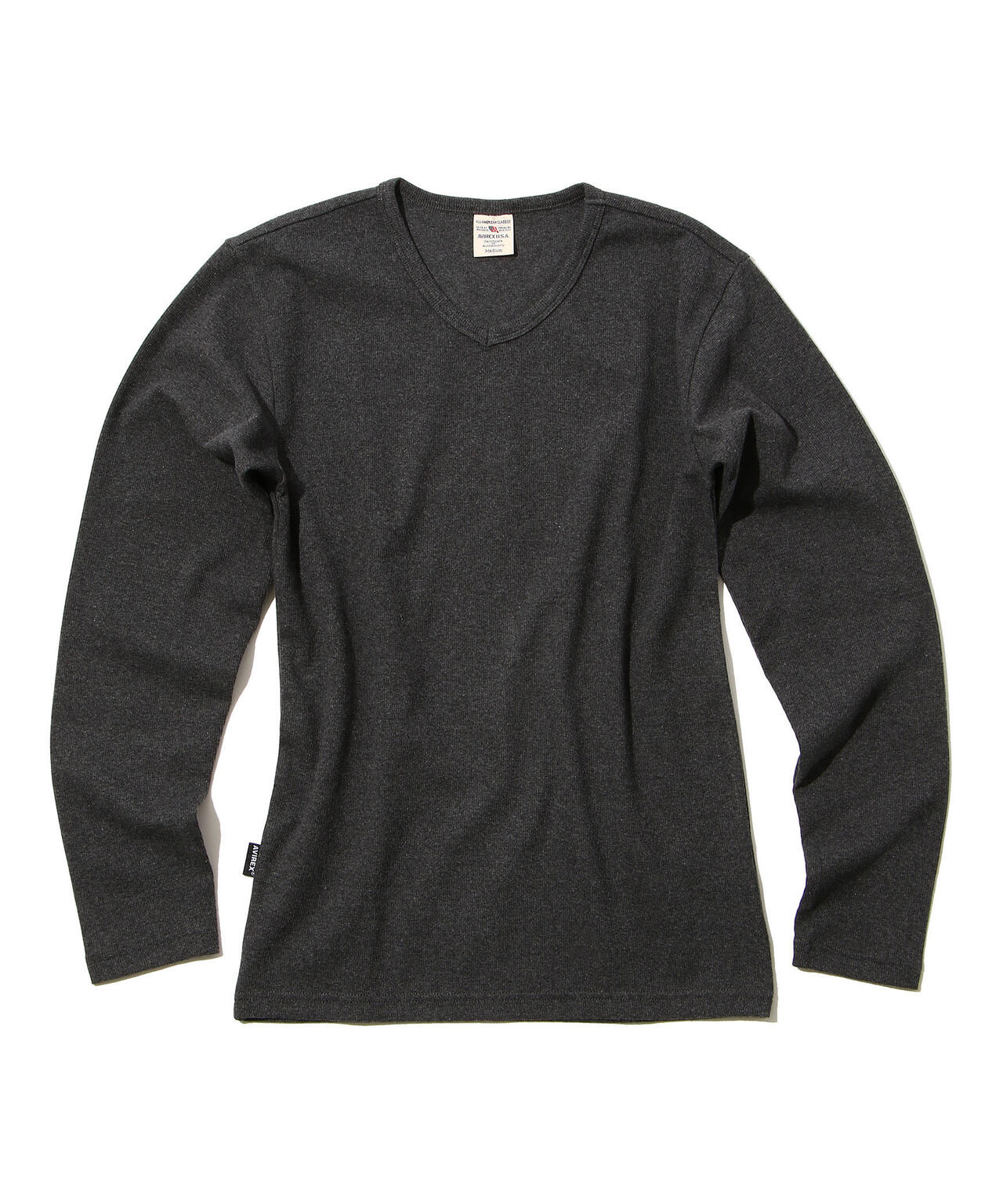 《DAILY》RIB L/S V-NECK T-SHIRT