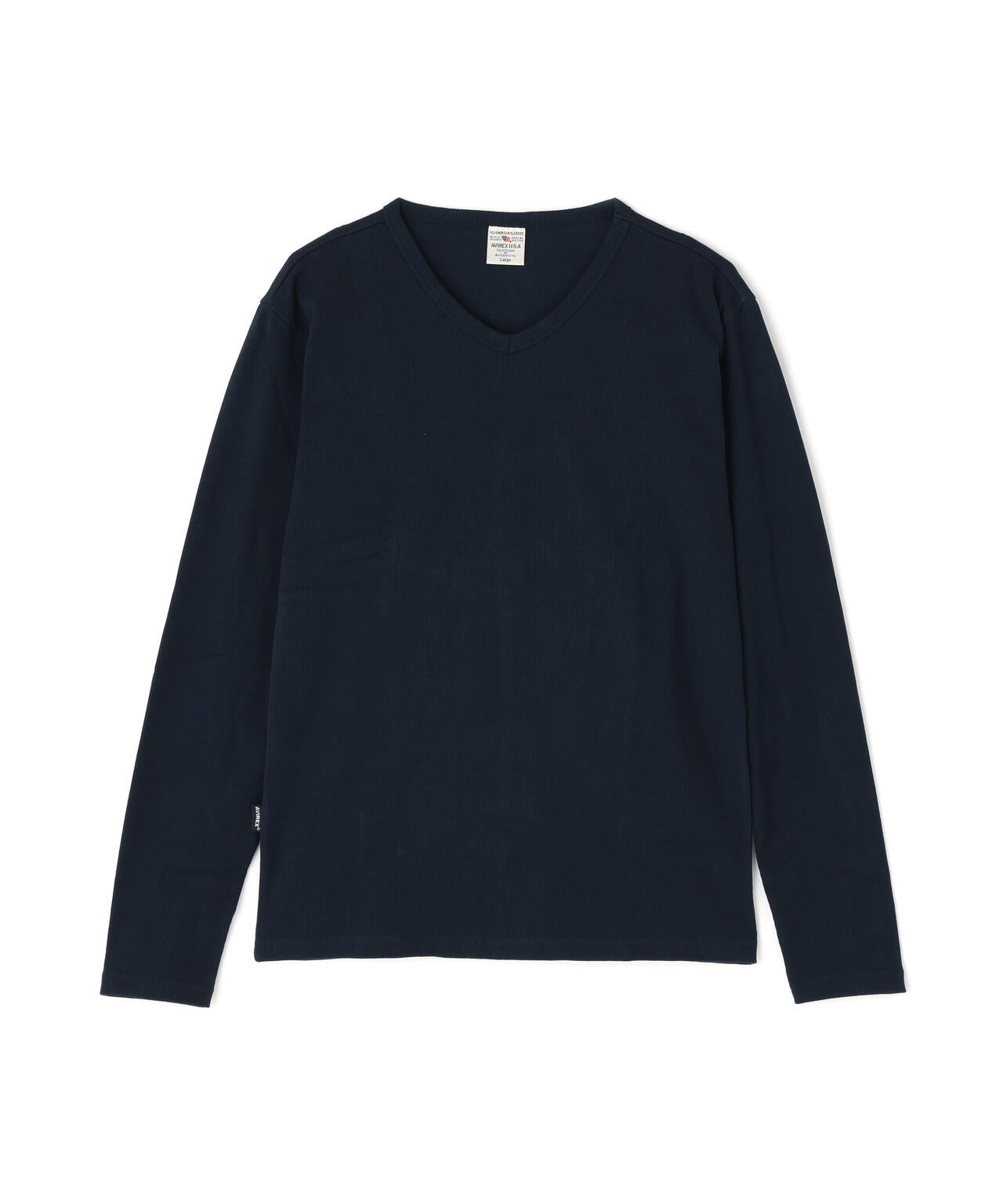 《DAILY》RIB L/S V-NECK T-SHIRT