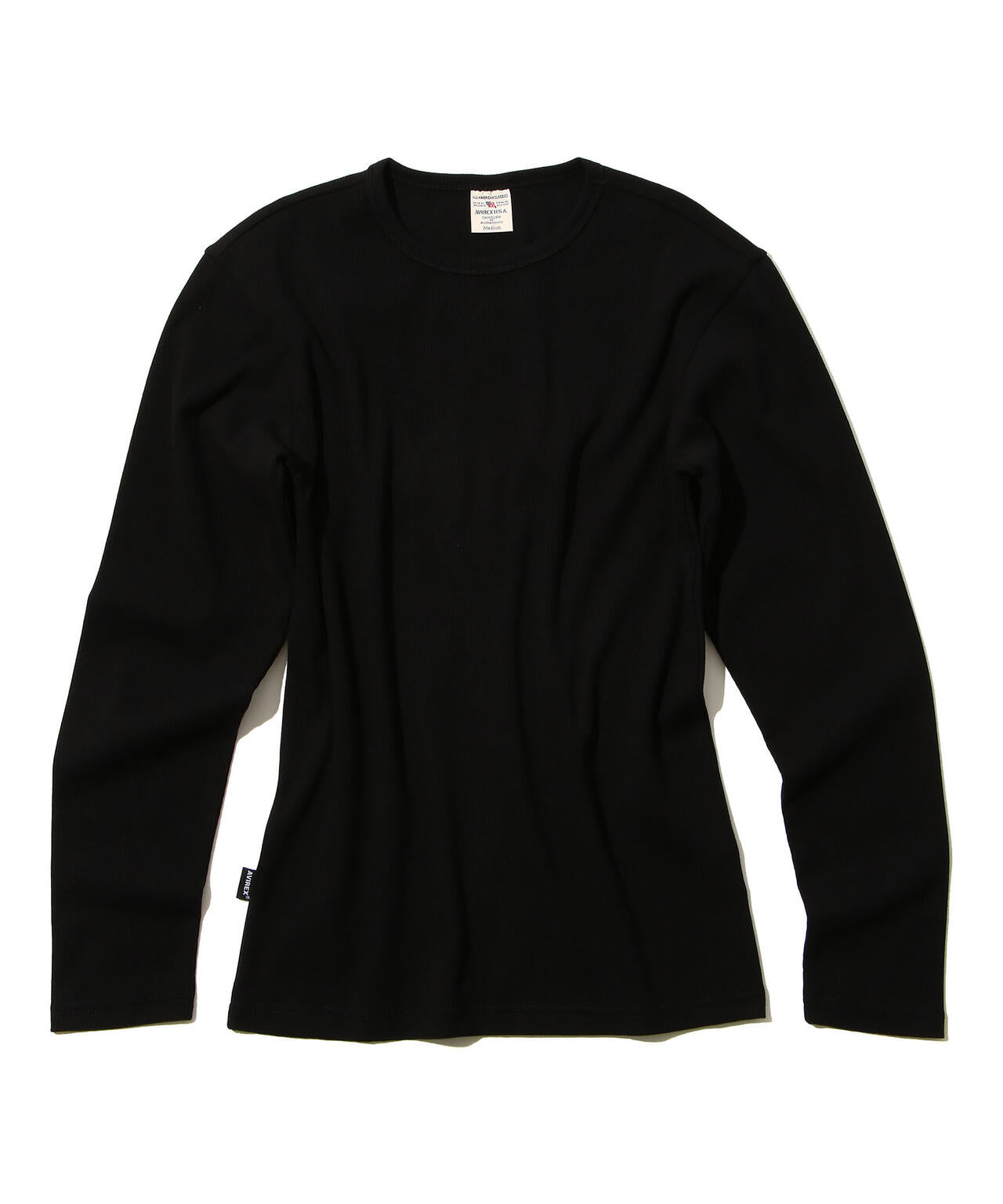 《DAILY/デイリー》RIB L/S CREW NECK T-SHIRT