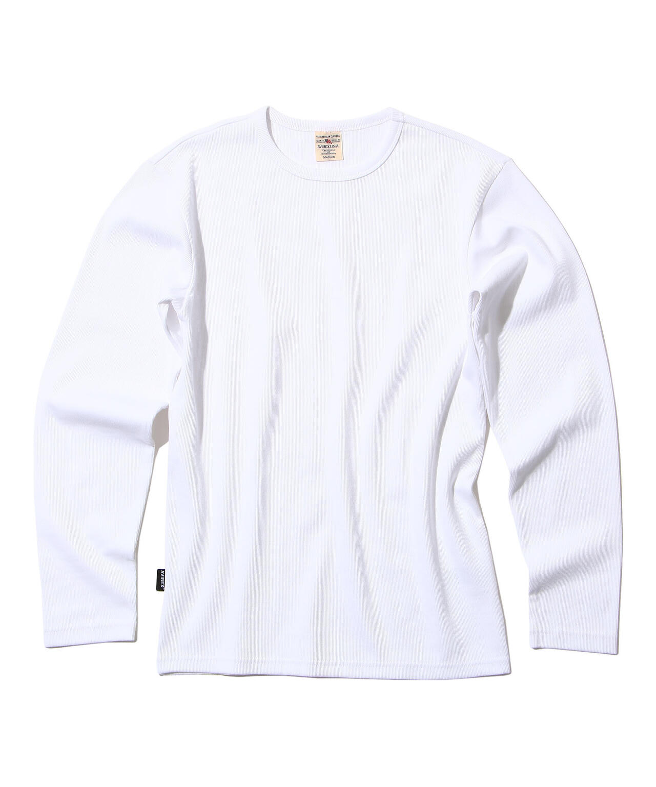 《DAILY/デイリー》RIB L/S CREW NECK T-SHIRT