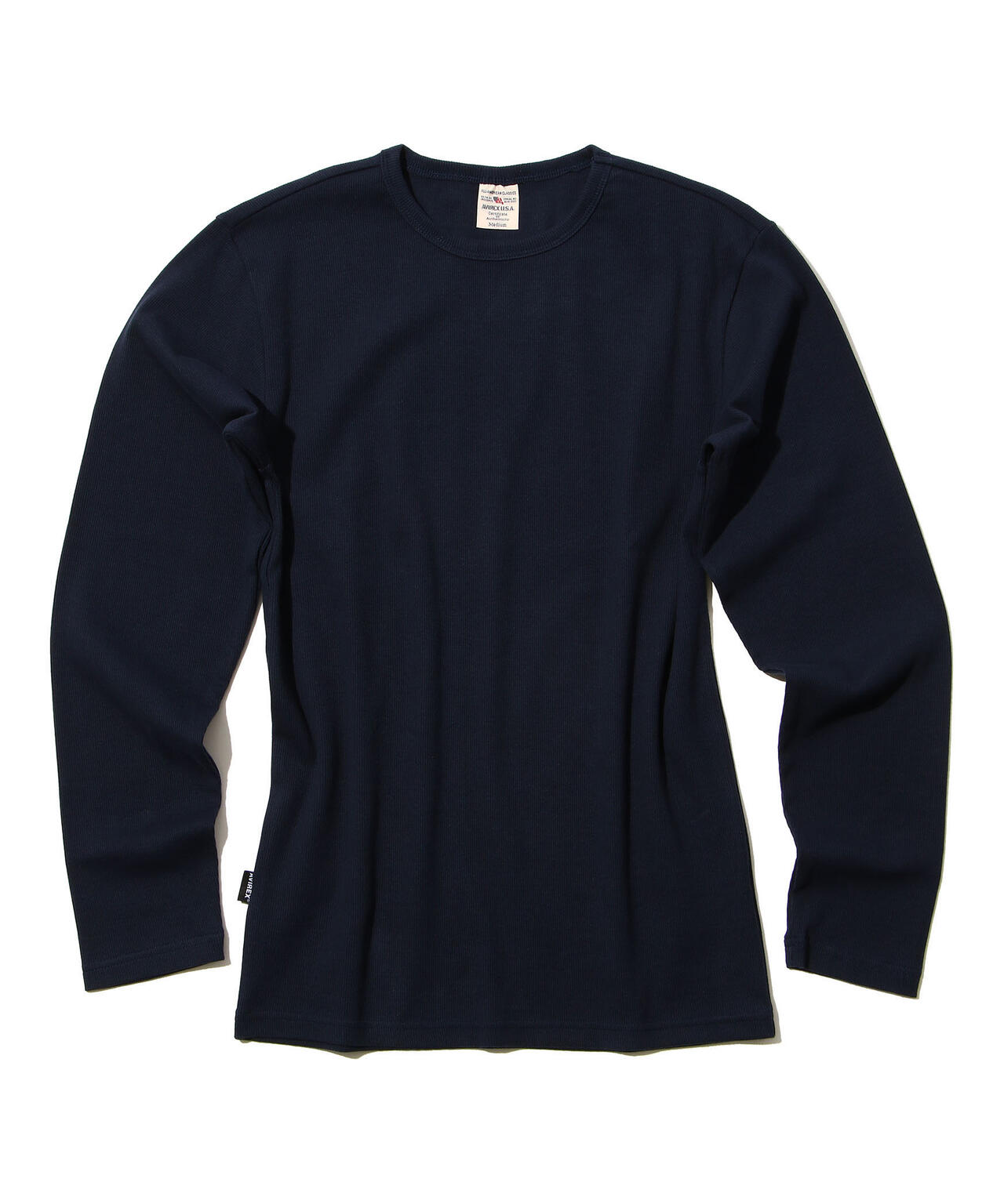 《DAILY/デイリー》RIB L/S CREW NECK T-SHIRT