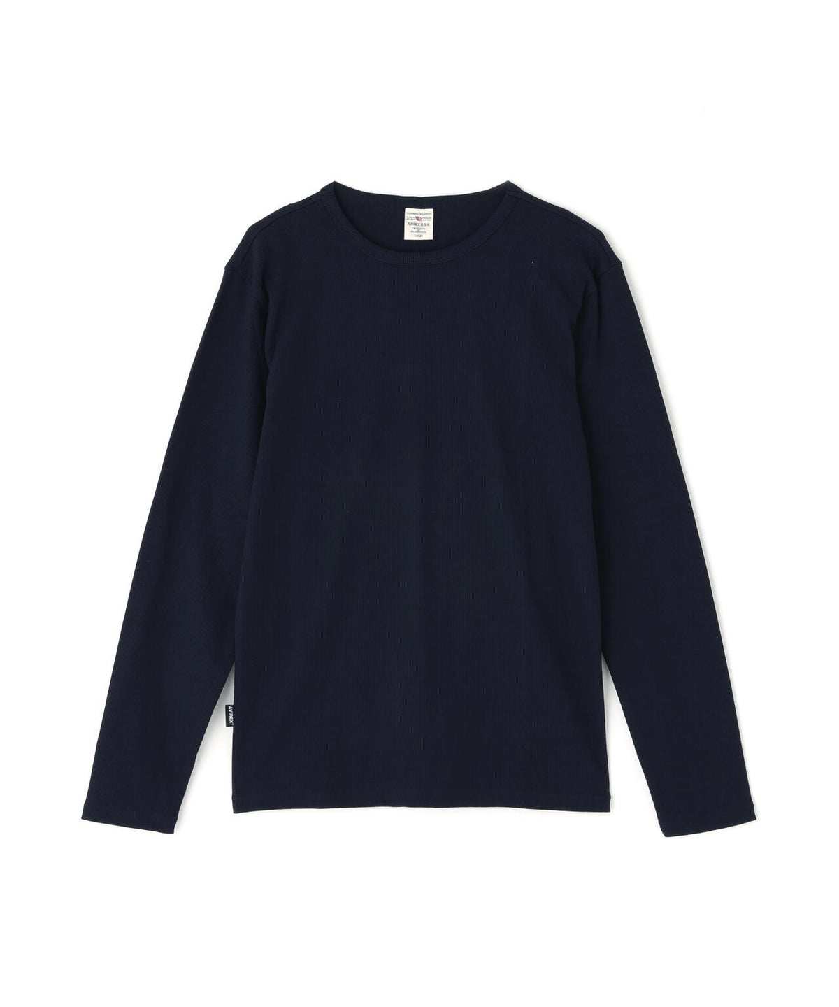 《DAILY/デイリー》RIB L/S CREW NECK T-SHIRT
