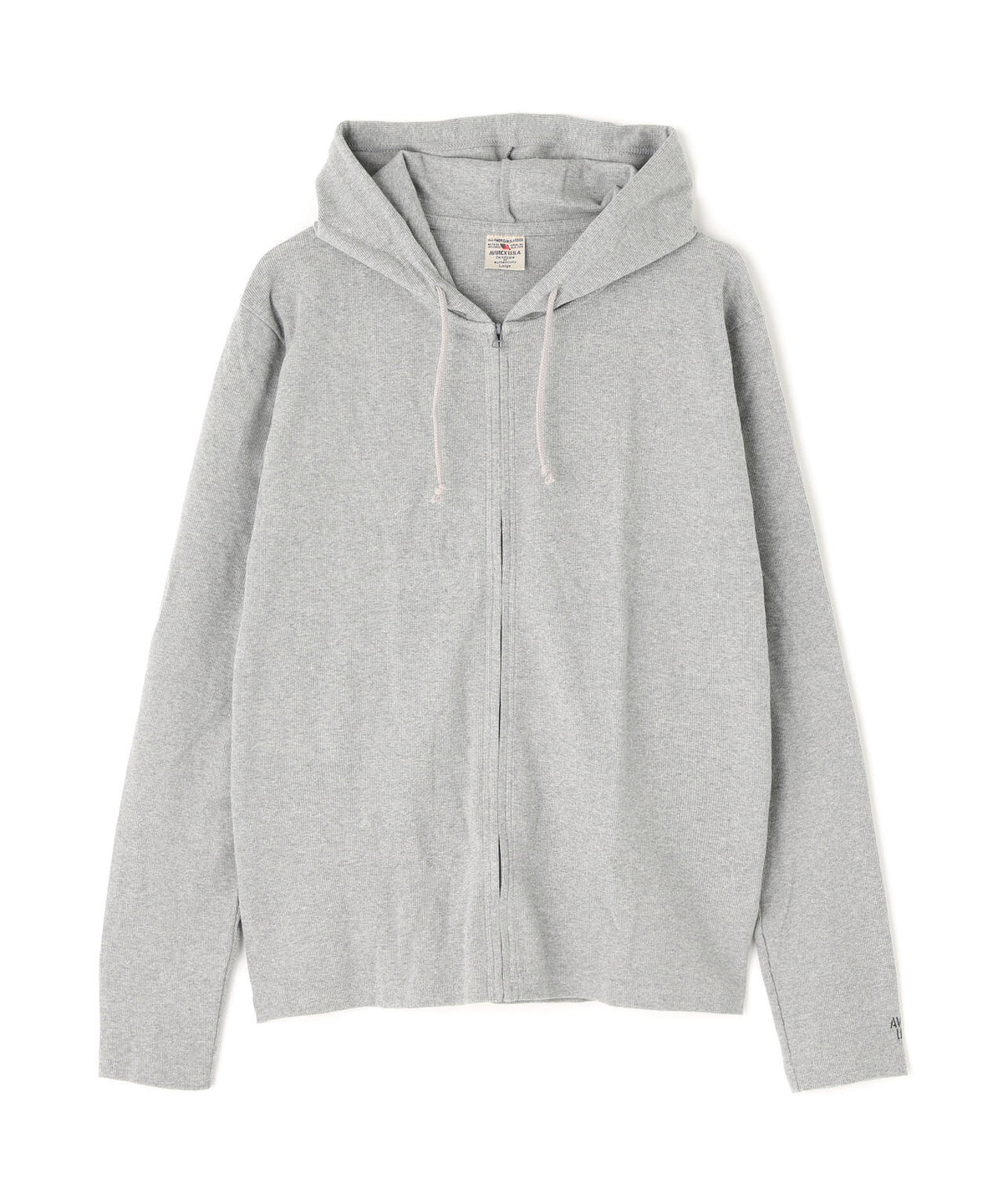 《DAILY/デイリー》RIB ZIP PARKA/デイリー 長袖 リブ ジップパーカー/AVIREX/アヴィレックス