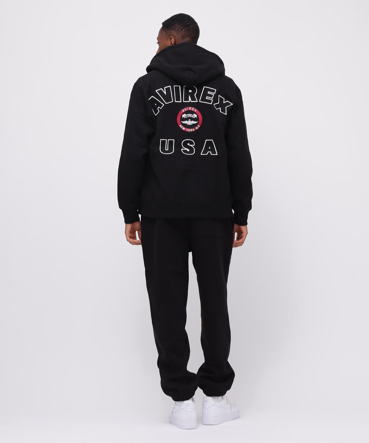 VARSITY LOGO SWEAT ZIP UP PARKA /バーシティ ロゴ スウェット ジップアップ パーカー