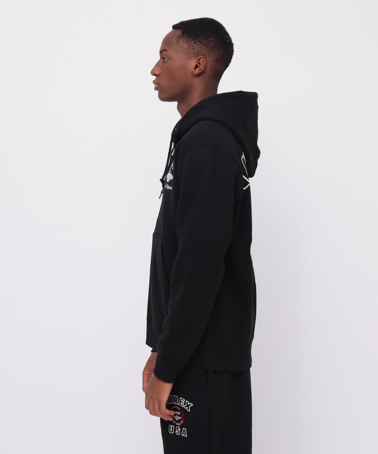 VARSITY LOGO SWEAT ZIP UP PARKA /バーシティ ロゴ スウェット ジップアップ パーカー