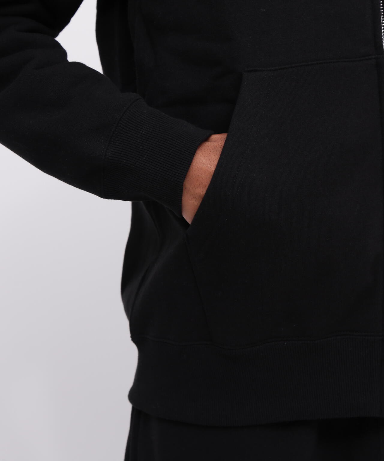 VARSITY LOGO SWEAT ZIP UP PARKA /バーシティ ロゴ スウェット ジップアップ パーカー