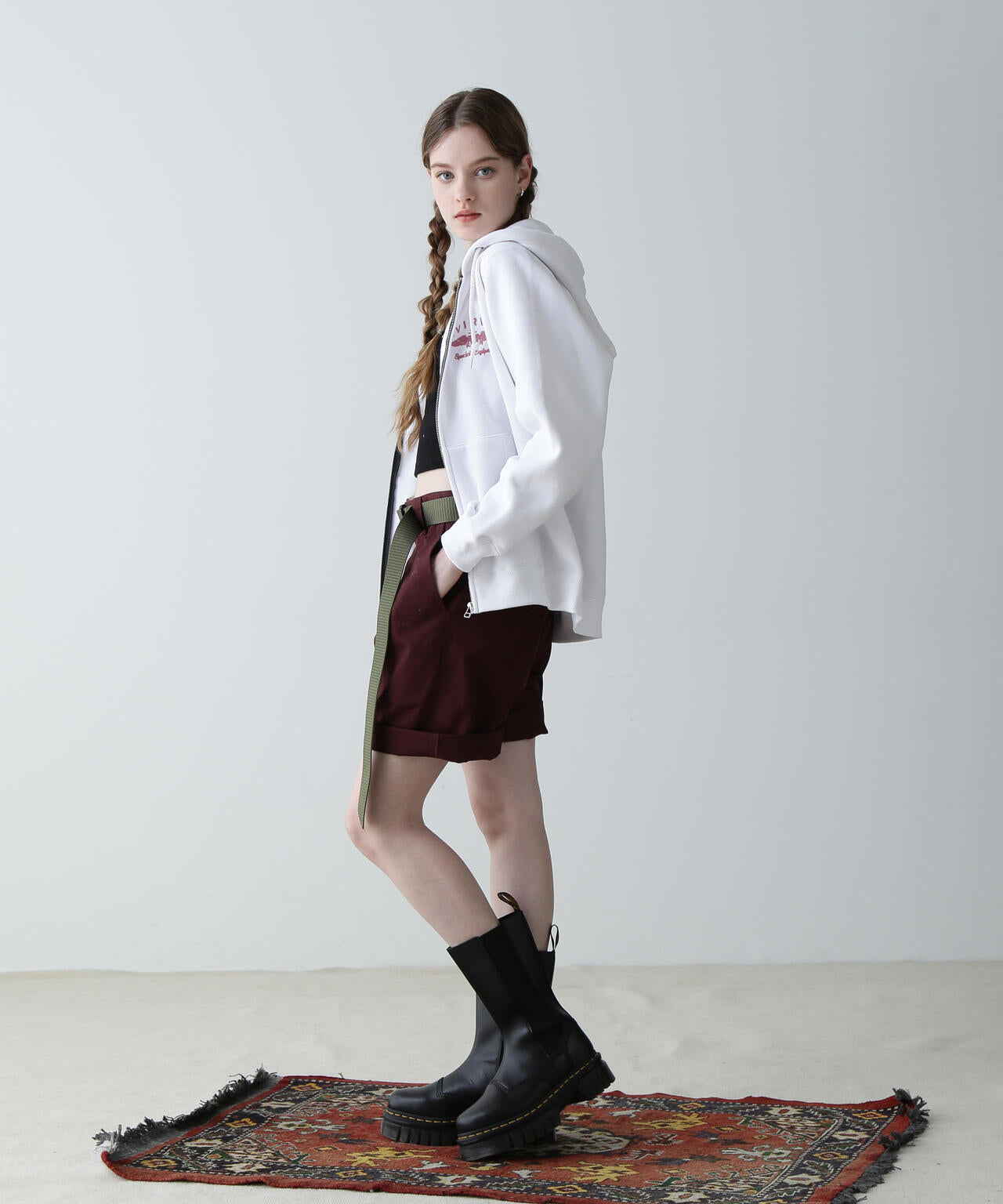 VARSITY LOGO SWEAT PARKA/バーシティロゴ スウェットパーカー