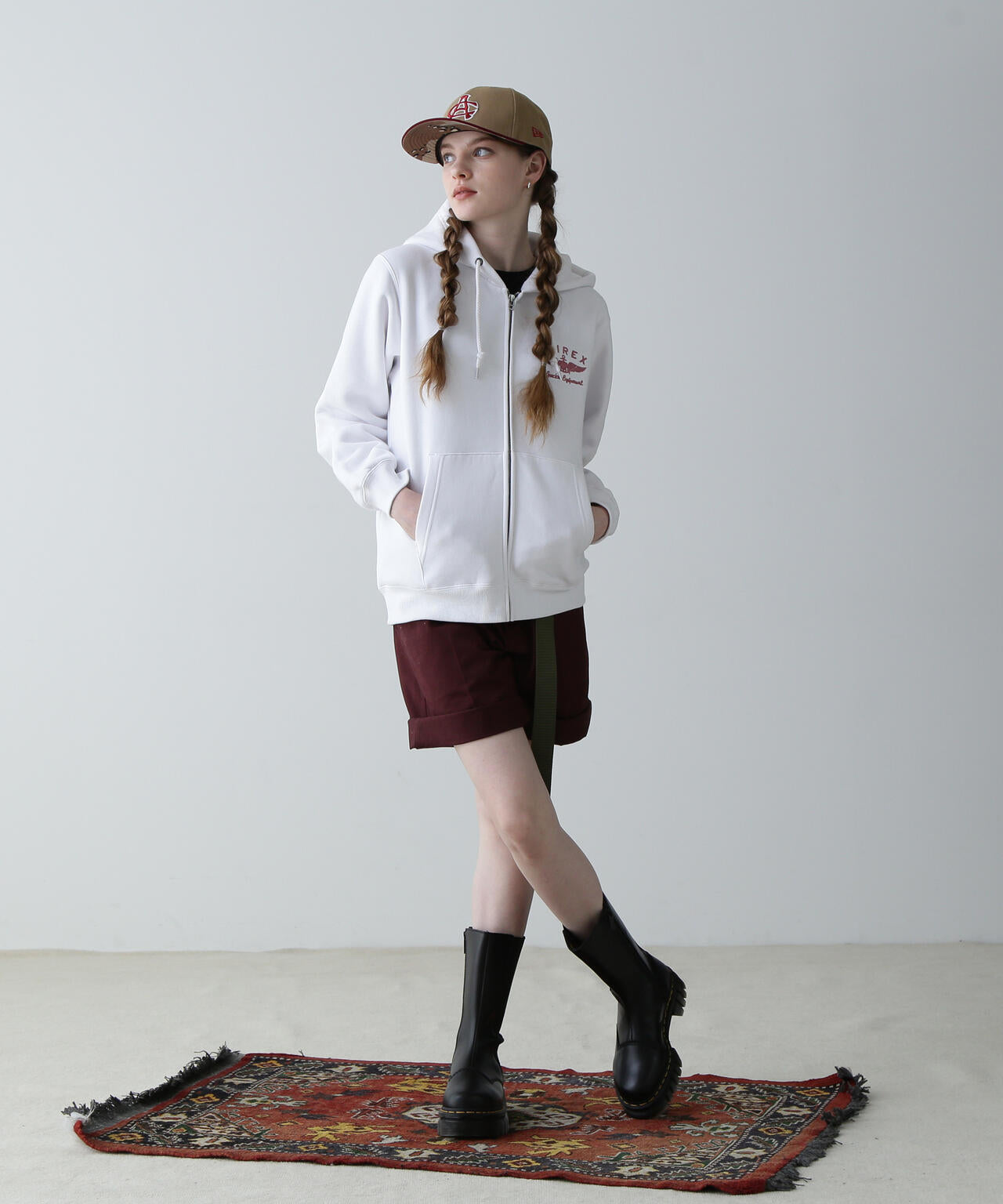 VARSITY LOGO SWEAT PARKA/バーシティロゴ スウェットパーカー