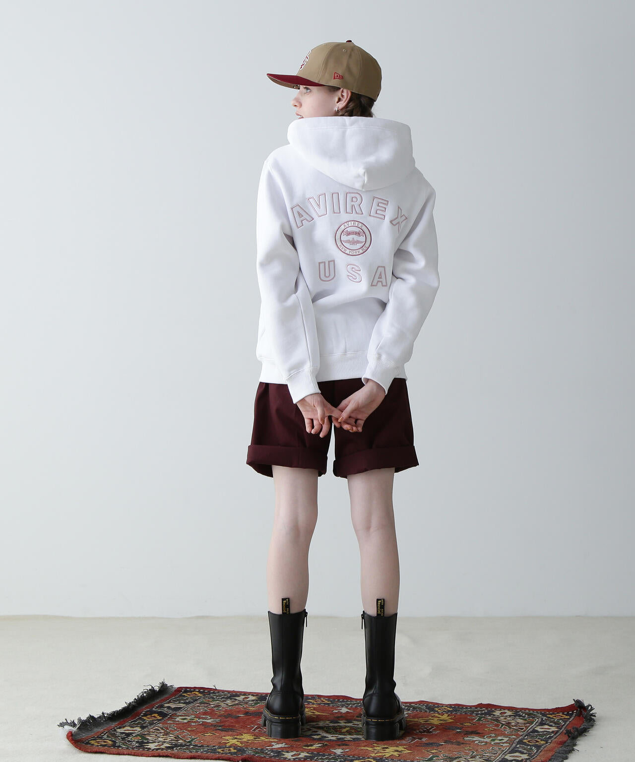 VARSITY LOGO SWEAT PARKA/バーシティロゴ スウェットパーカー