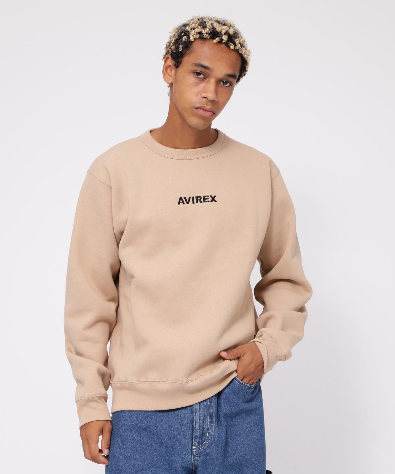 【WEB&DEPOT限定】ロゴ クルースウェット/ A STAR LOGO CREW SWEAT
