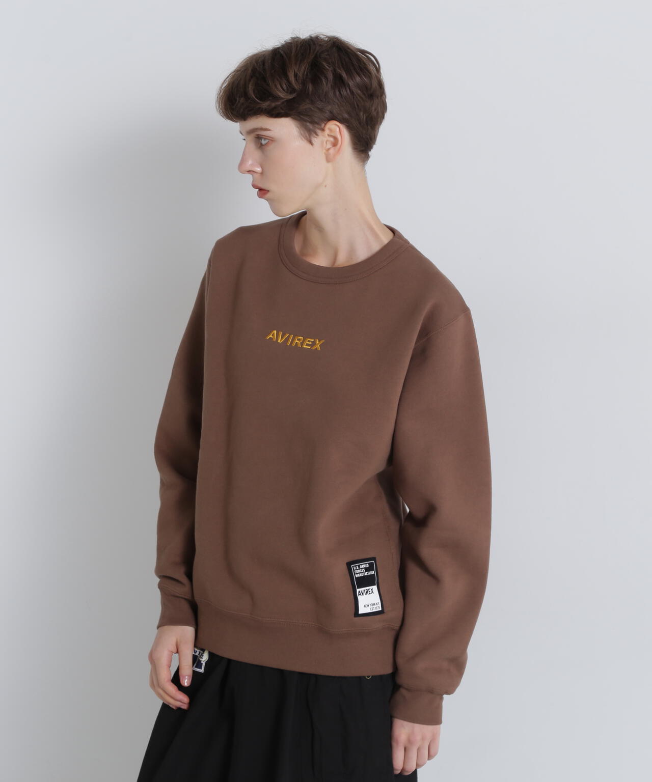 【WEB&DEPOT限定】ロゴ クルースウェット/ A STAR LOGO CREW SWEAT