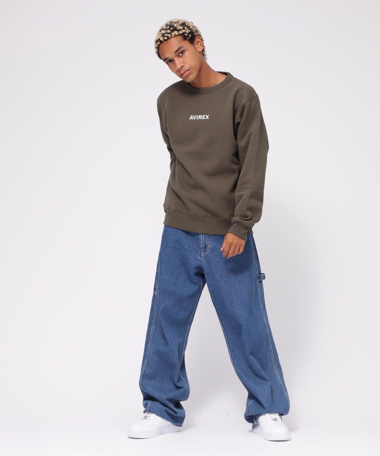 【WEB&DEPOT限定】ロゴ クルースウェット/ A STAR LOGO CREW SWEAT