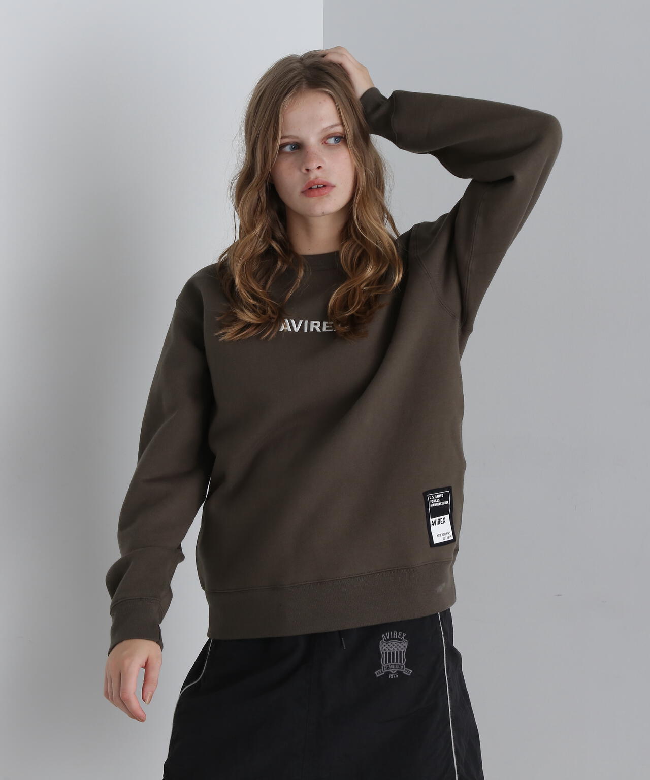 【WEB&DEPOT限定】ロゴ クルースウェット/ A STAR LOGO CREW SWEAT