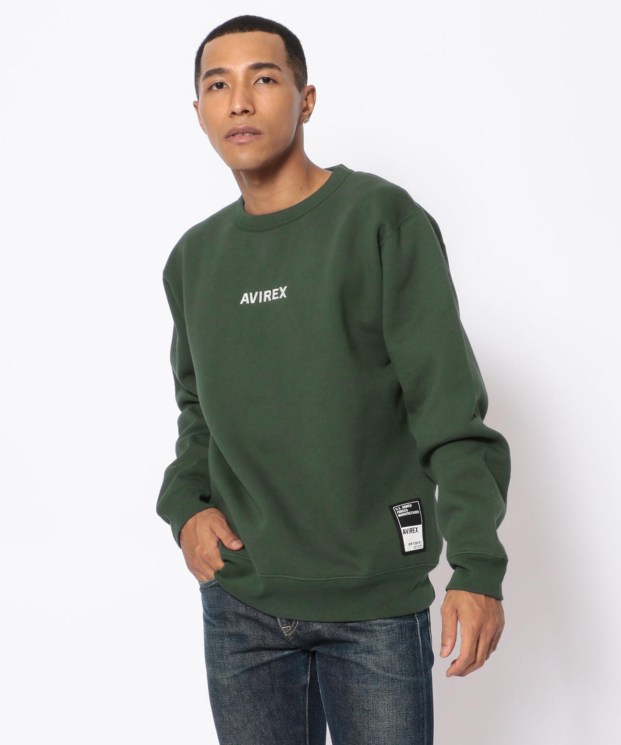 【WEB&DEPOT限定】ロゴ クルースウェット/ A STAR LOGO CREW SWEAT