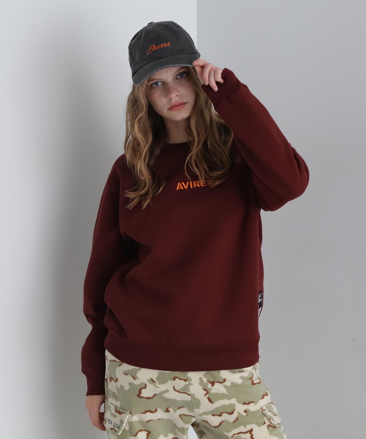 【WEB&DEPOT限定】ロゴ クルースウェット/ A STAR LOGO CREW SWEAT