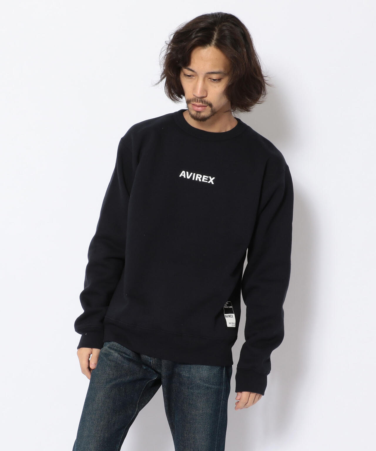 【WEB&DEPOT限定】ロゴ クルースウェット/ A STAR LOGO CREW SWEAT