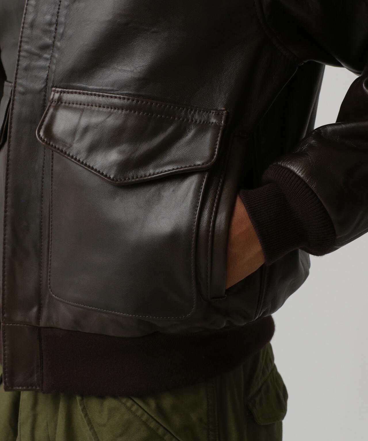 A-2 FLIGHT JACKET ANTIQUE LAMB