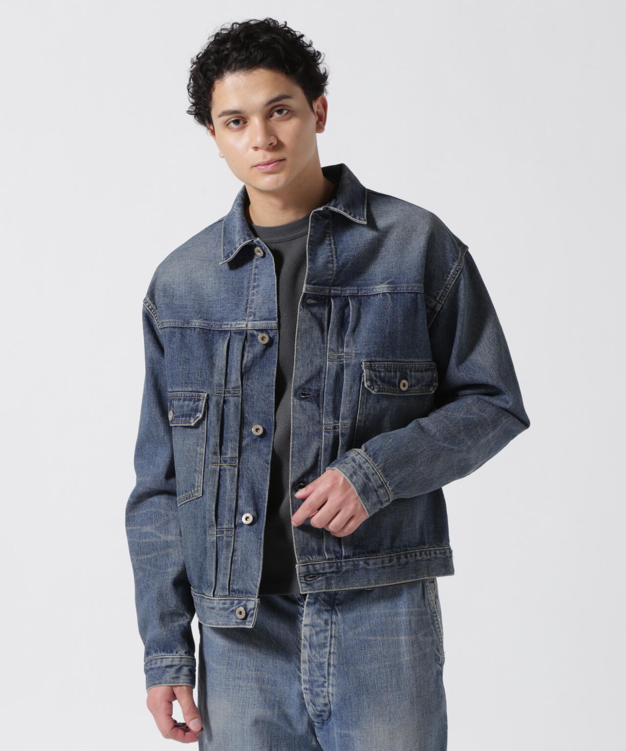 《TFQP》DENIM JKT USED WASH / デニムジャケット ユーズドウォッシュ / AVIREX / アヴィレックス