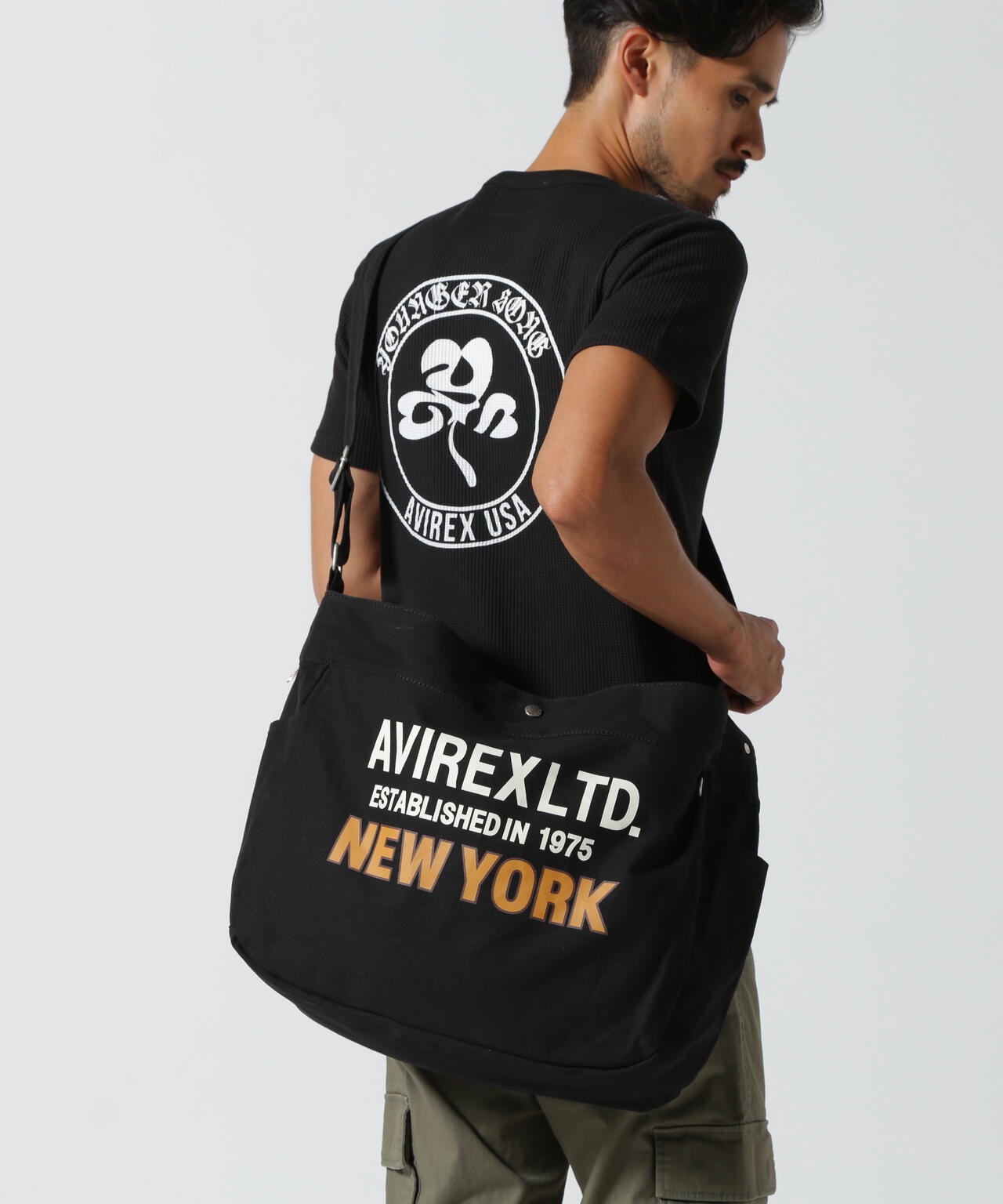 NEWSPAPER BAG/ニュースペーパー バッグ/AVIREX/アヴィレックス/AX2702