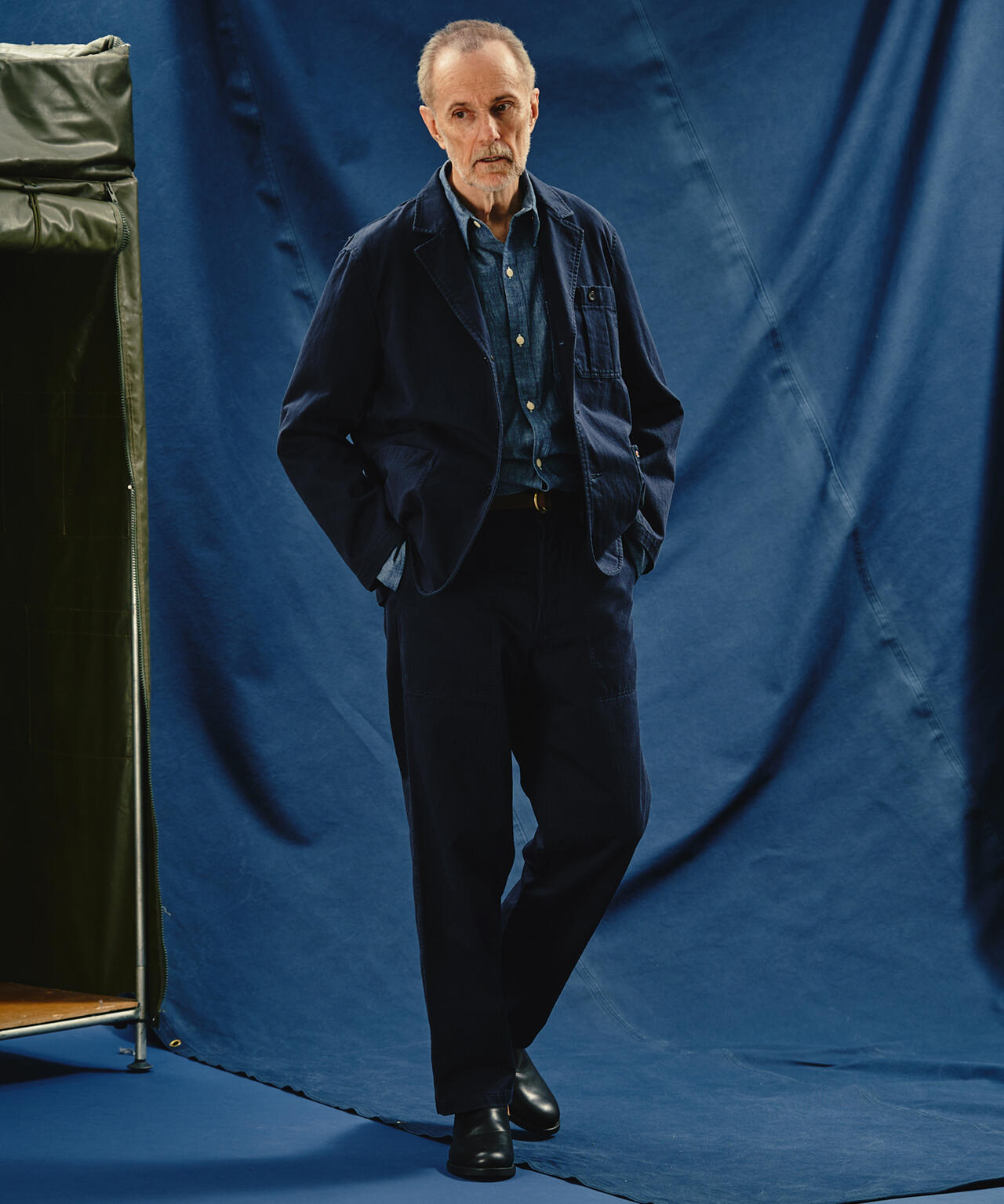《TFQP by HANDROOM》JAPAN MADE HERRINGBONE WORK PANT / ジャパンメイド ヘリンボーン