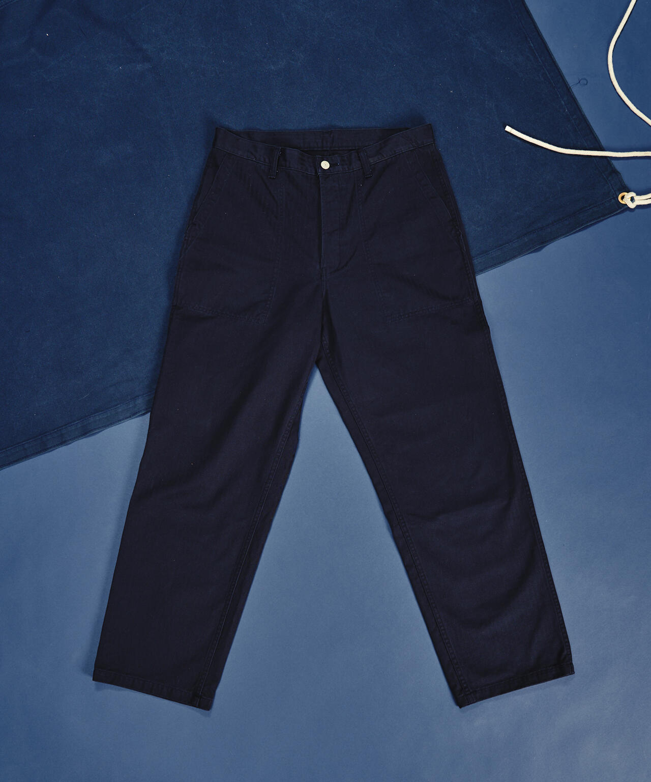 《TFQP by HANDROOM》JAPAN MADE HERRINGBONE WORK PANT / ジャパンメイド ヘリンボーン