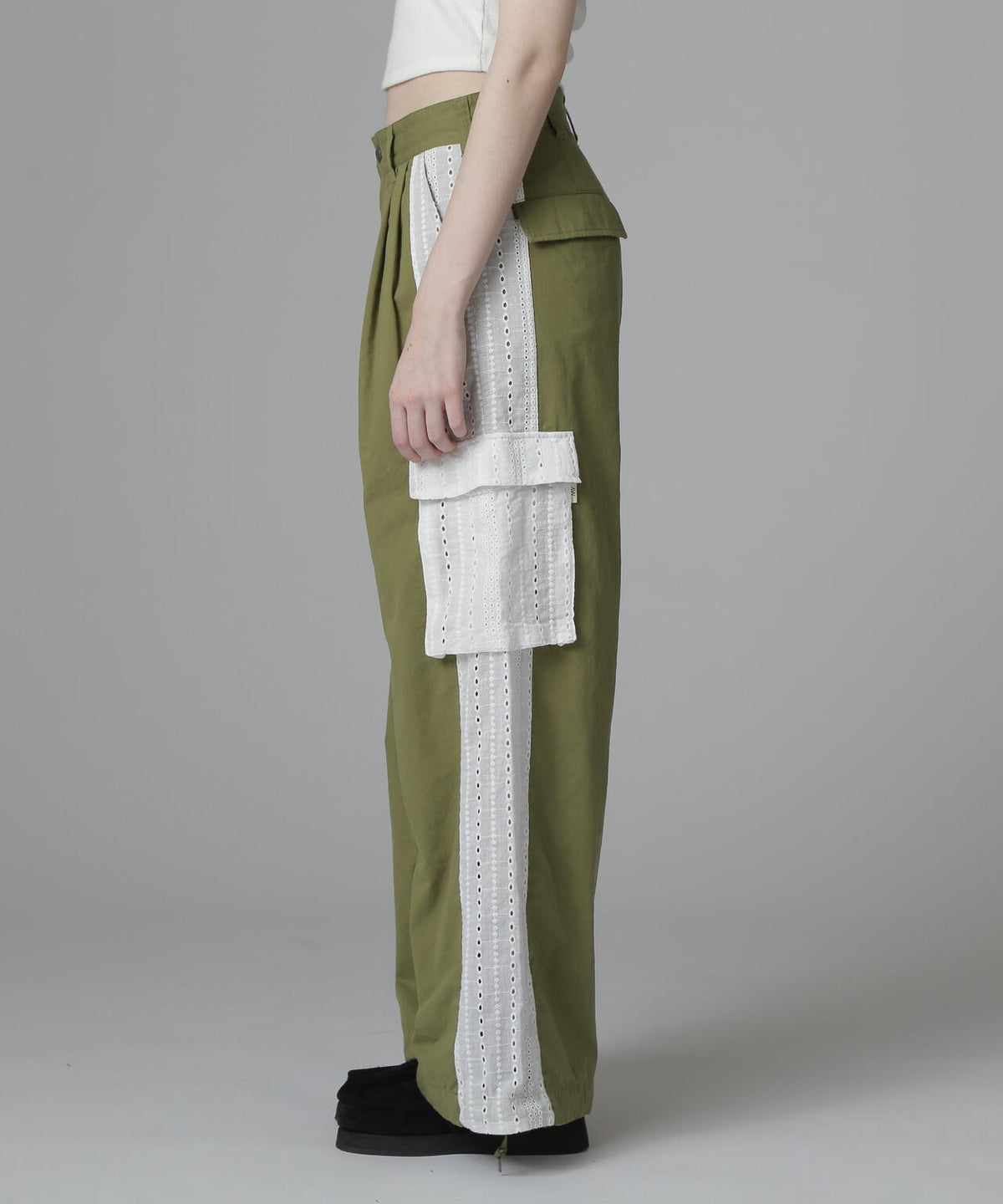 《WEB LIMITED Belle LINE》LACE CARGO PANTS/レースカーゴパンツ