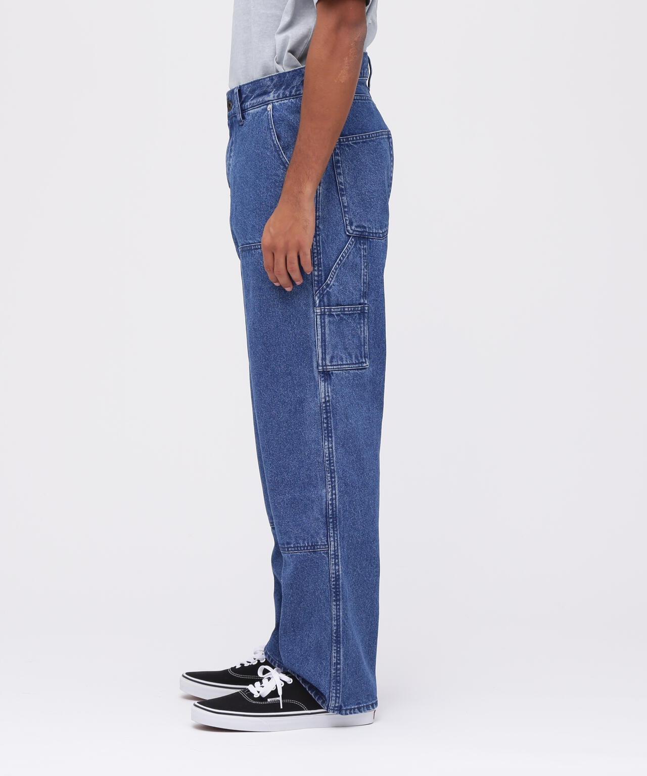 《直営店限定》DOUBLE KNEE DENIM PANTS / ダブルニー デニムパンツ / AVIREX / アヴィレックス