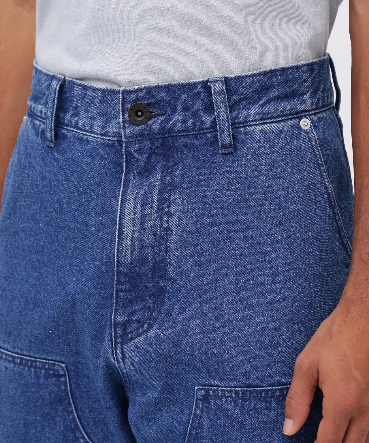 《直営店限定》DOUBLE KNEE DENIM PANTS / ダブルニー デニムパンツ / AVIREX / アヴィレックス