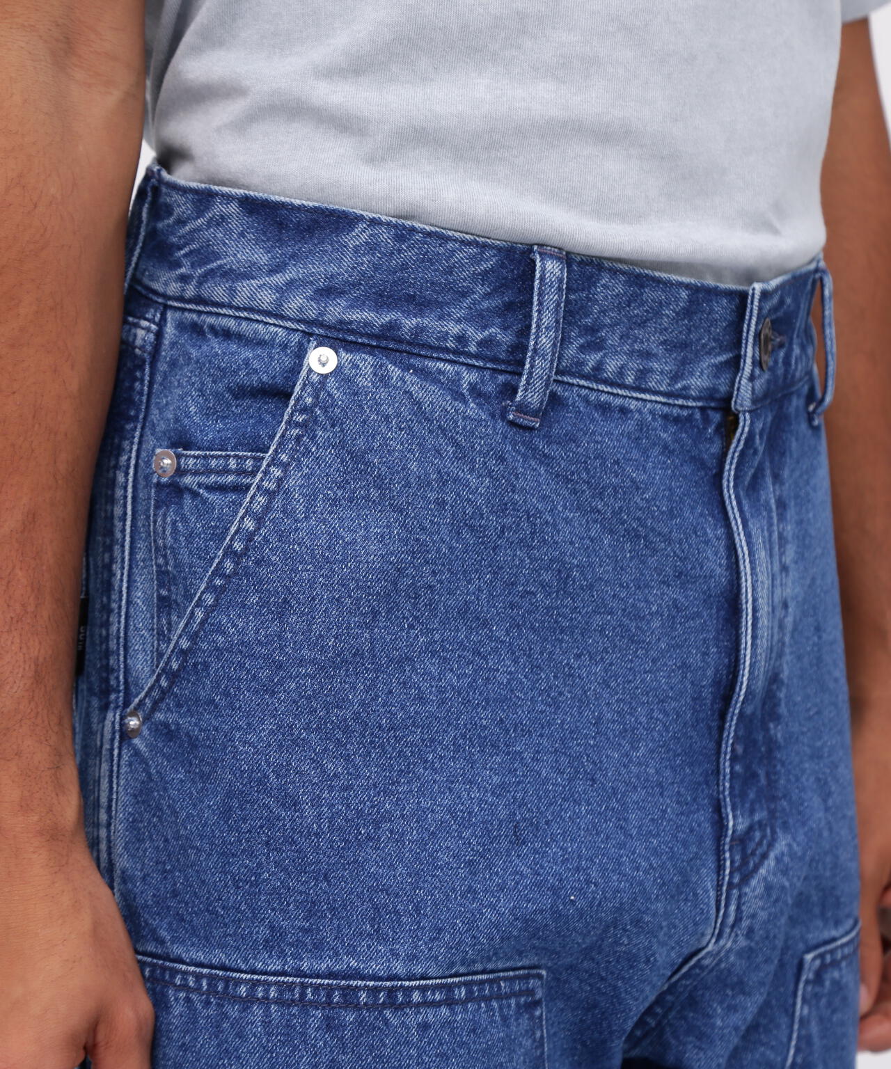 《直営店限定》DOUBLE KNEE DENIM PANTS / ダブルニー デニムパンツ / AVIREX / アヴィレックス