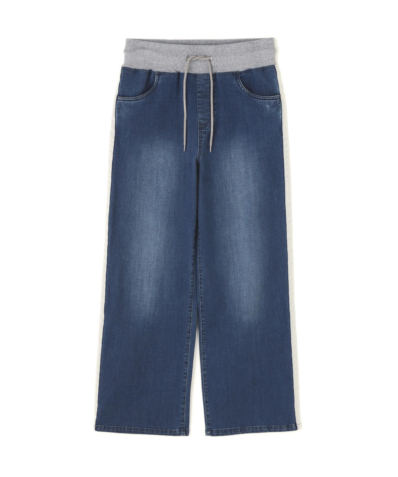 WAIST RIB DENIM PANTS/ウエストリブ デニムパンツ
