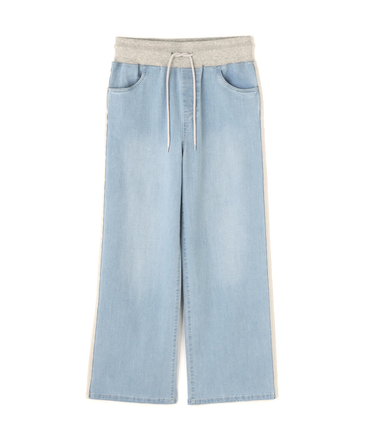 WAIST RIB DENIM PANTS/ウエストリブ デニムパンツ