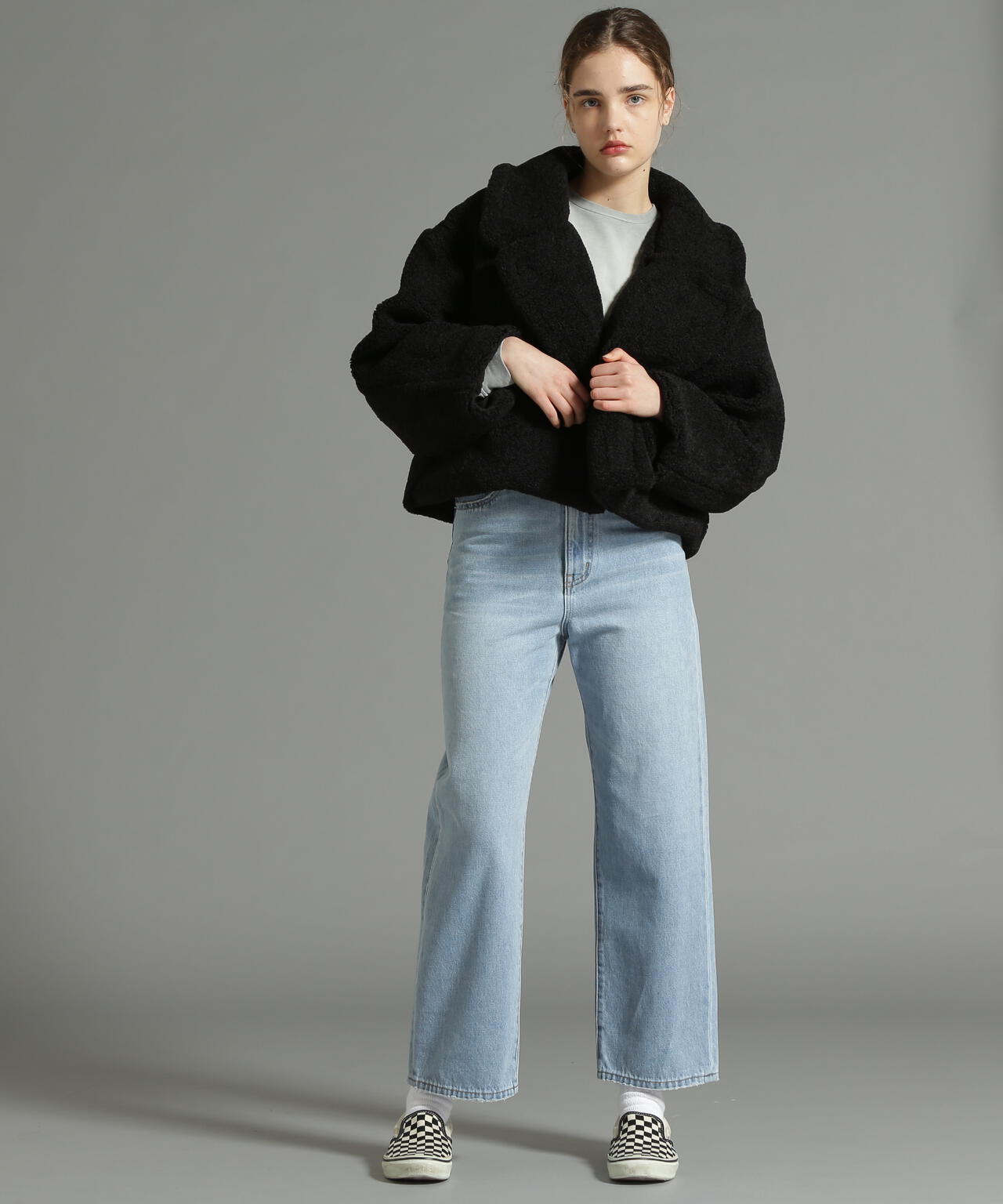 《Belle LINE》BASIC STRAIGHT DENIM PANTS