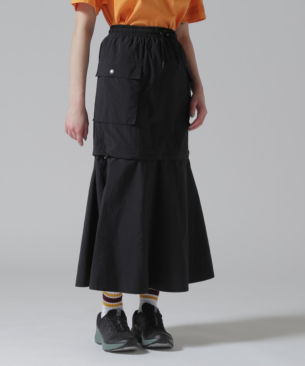 MILITARY DETACHABLE BIG POCKET SKIRT/ミリタリーデタッチャブル ビッグポケットスカート