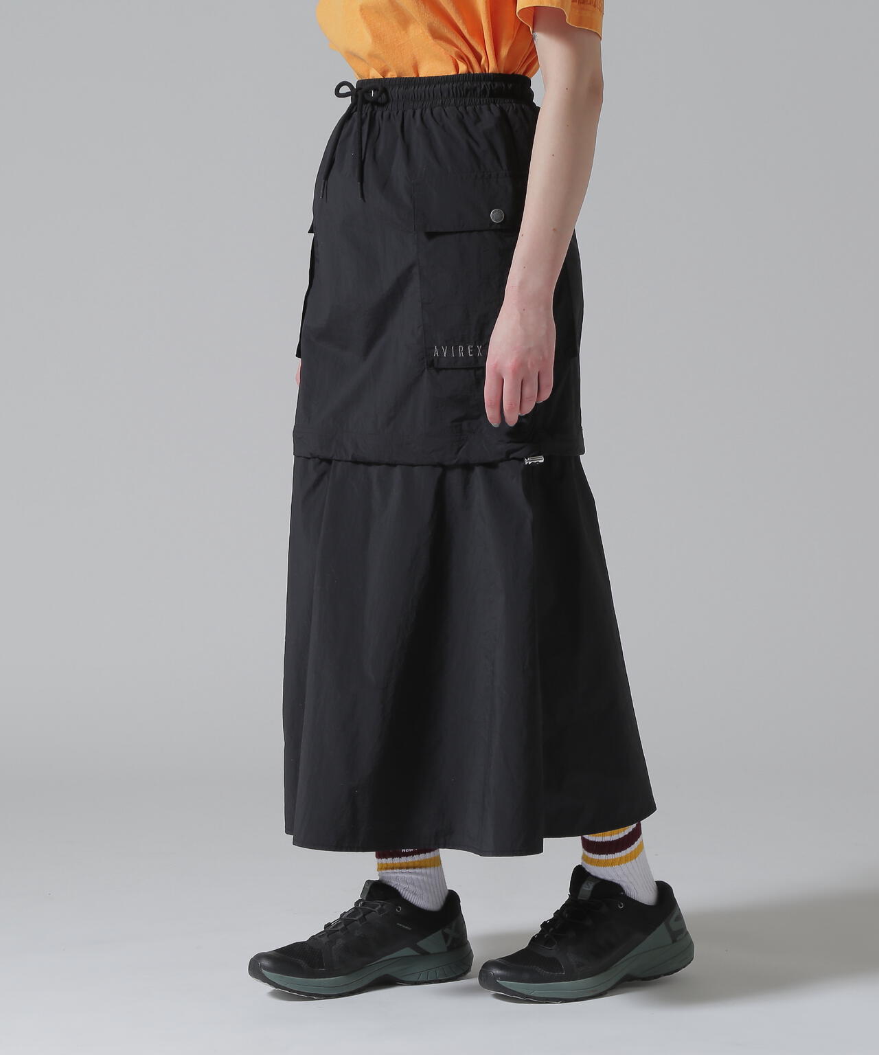 MILITARY DETACHABLE BIG POCKET SKIRT/ミリタリーデタッチャブル ビッグポケットスカート