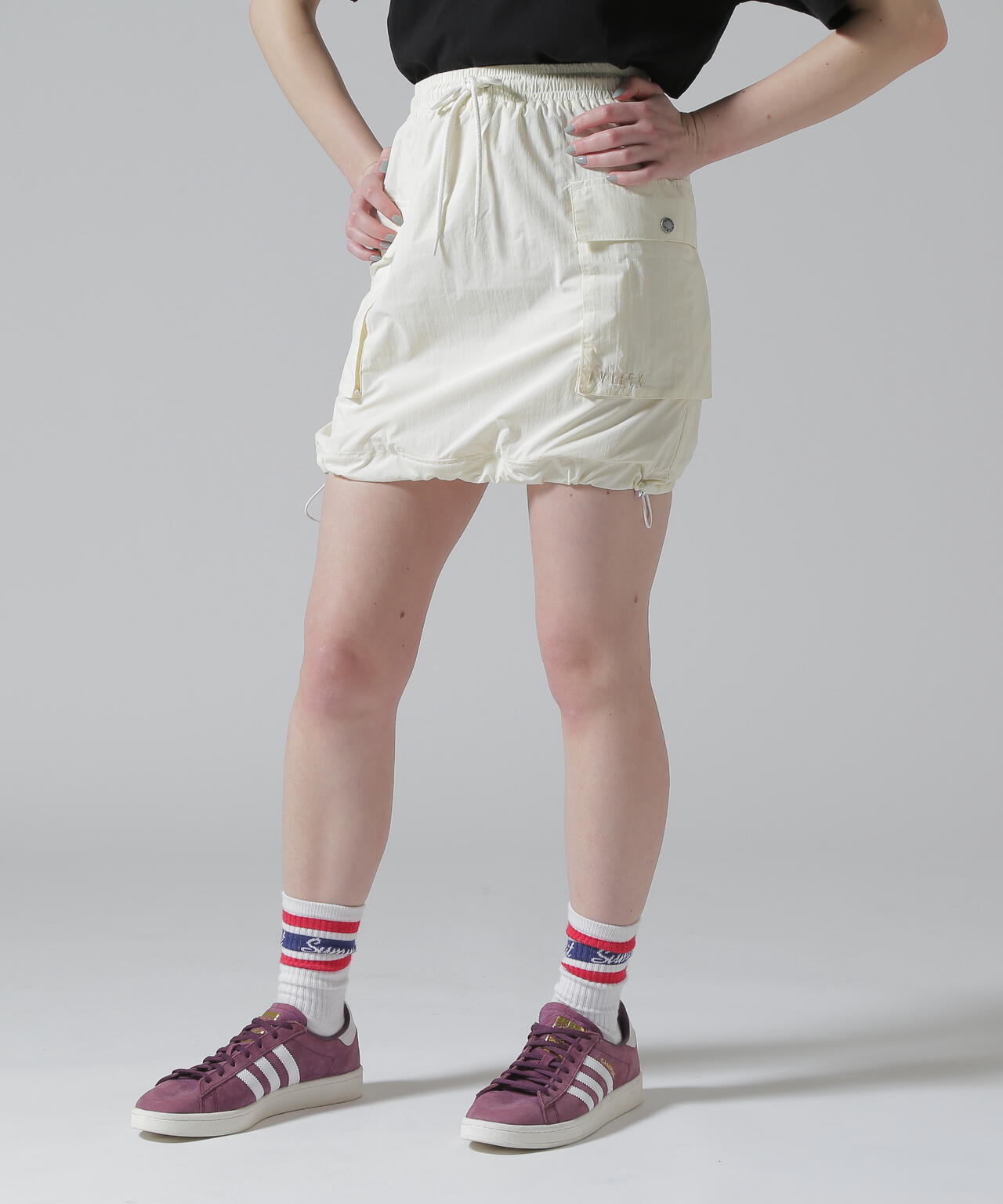 MILITARY DETACHABLE BIG POCKET SKIRT/ミリタリーデタッチャブル ビッグポケットスカート